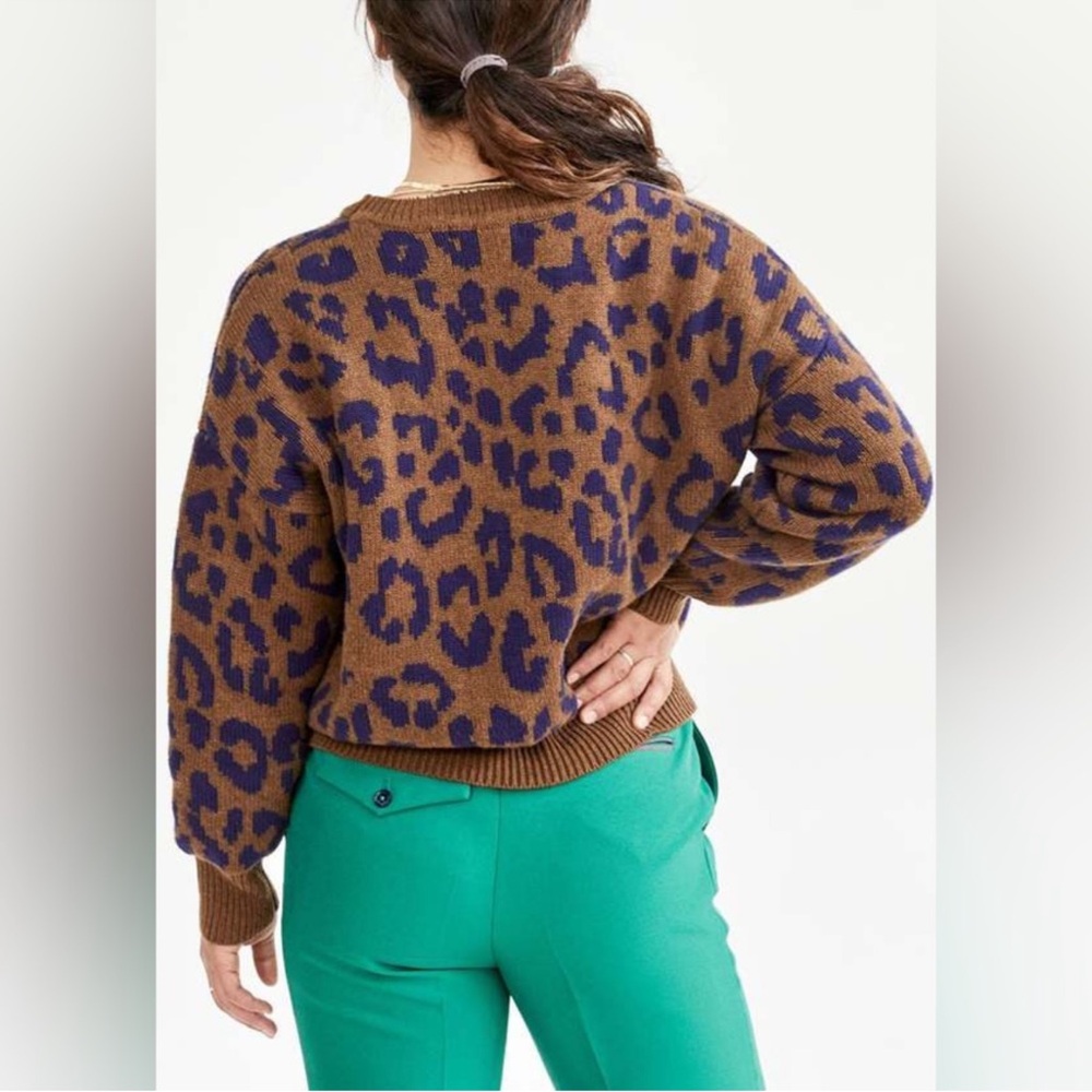 Clare V. Pablo Cat Sweater Leopard - Picture 4 of 9